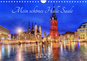 Mein schönes Halle Saale 2023 (Wandkalender 2023 DIN A4 quer) von Friebel,  Oliver