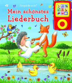 Mein schönstes Liederbuch – Pappbilderbuch und abnehmbarer Musikspieler – Liederbuch mit 15 beliebten Kinderliedern