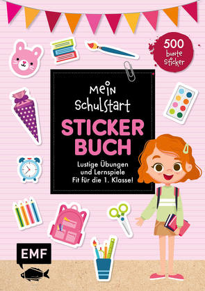 Mein Schulstart Stickerbuch (rosa)