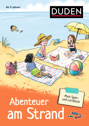 Mein Spiel- und Lernblock 3 – Abenteuer am Strand von Hagemann,  Antje, Krause,  Marion