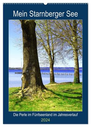 Mein Starnberger See – Die Perle im Fünfseenland im Jahresverlauf (Wandkalender 2024 DIN A2 hoch), CALVENDO Monatskalender von Schimmack,  Michaela