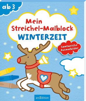 Mein Streichel-Malblock Winterzeit von Schiefelbein,  Susanne