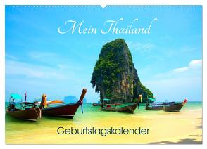 Mein Thailand – Geburtstagskalender (Wandkalender 2024 DIN A2 quer), CALVENDO Monatskalender von Wittstock,  Ralf