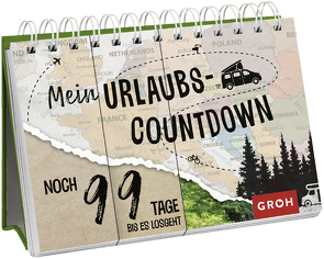 Mein Urlaubscountdown (Landkarte) von Groh Verlag