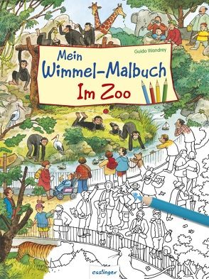 Mein Wimmel-Malbuch – Im Zoo von Wandrey,  Guido