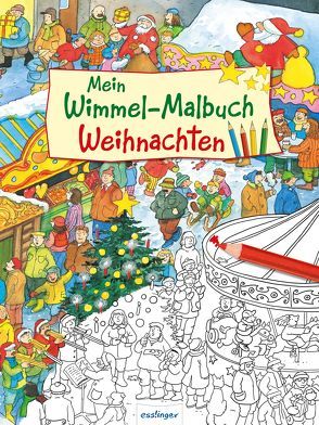 Mein Wimmel-Malbuch – Weihnachten von Hagemann,  Antje, Wandrey,  Guido