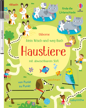 Mein Wisch-und-weg-Buch: Haustiere von Caprini,  Manola, Robson,  Kirsteen