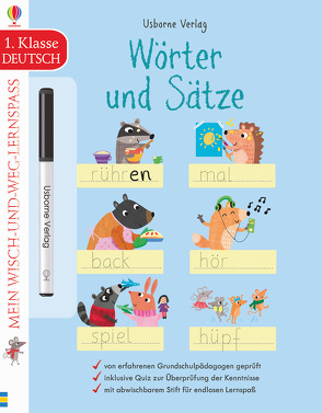 Mein Wisch-und-weg-Lernspaß: Wörter und Sätze (1. Klasse) von Frost,  Maddie, Greenwell,  Jessica