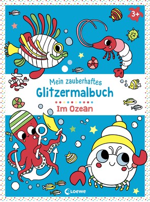 Mein zauberhaftes Glitzermalbuch – Im Ozean