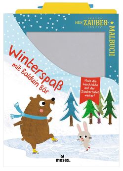 Mein Zaubermalbuch – Winterspaß mit Balduin Bär von Dreier-Brückner,  Anja, Kawamura,  Yayo