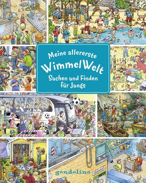 Meine allererste WimmelWelt – Suchen und finden für Jungs von Gebhard,  Wilfried, Krause,  Joachim