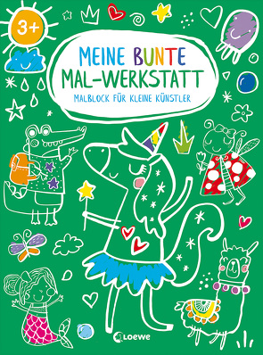 Meine bunte Mal-Werkstatt – Malblock für kleine Künstler – Einhorn