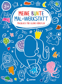 Meine bunte Mal-Werkstatt – Malblock für kleine Künstler – Elefant