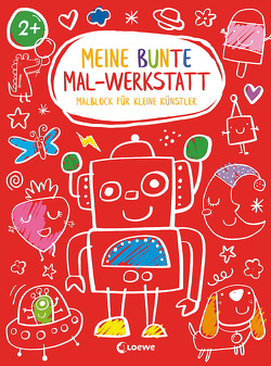 Meine bunte Mal-Werkstatt – Malblock für kleine Künstler – Roboter