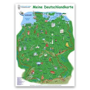 Meine Deutschlandkarte von Haurand,  Chiara, Momm,  Helga