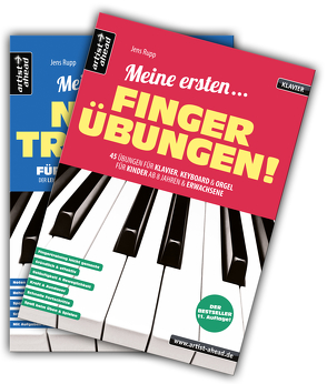 Meine ersten Fingerübungen + Mein erstes Notentraining im Set! von Rupp,  Jens