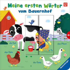 Meine ersten Wörter vom Bauernhof – Sprechen lernen mit großen Schiebern und Sachwissen für Kinder ab 12 Monaten von Frank,  Cornelia, Herring,  Carol, Hinton,  Steph