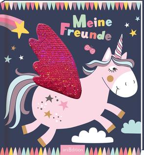 Meine Freunde – Einhorn (mit Wendepailletten)