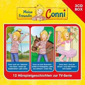 Meine Freundin Conni – 3-CD Hörspielbox Vol. 1 von Billerbeck,  Ludger, Dube,  Helge, Gensch,  Andreas, Meyer,  Nana Andrea, u.v.a.