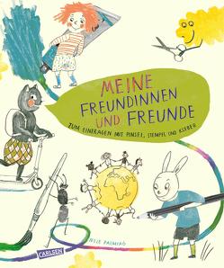 Meine Freundinnen und Freunde – zum Eintragen mit Pinsel, Stempel, Kleber von Palmtag,  Nele