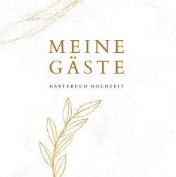 Meine Gäste- Gästebuch Hochzeit 60 Seiten, Premium Hardcover von S. Klein,  Julia