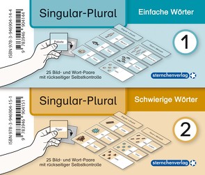 Meine Grammatikdose 1 und 2 – Singular-Plural – Einfache und schwierige Wörter von Langhans,  Katrin