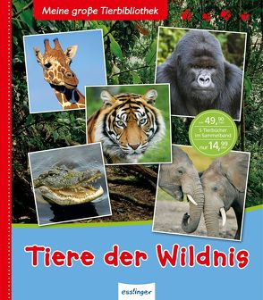 Meine große Tierbibliothek: Tiere der Wildnis von Denis-Huot,  Christine, Denis-Huot,  Michel, Ledu-Frattini,  Stéphanie, Martinez,  Fabrice, Tracqui,  Valérie