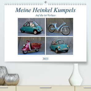 Meine Heinkel Kumpels (Premium, hochwertiger DIN A2 Wandkalender 2023, Kunstdruck in Hochglanz) von Laue,  Ingo