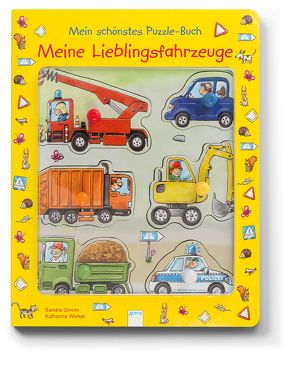 Meine Lieblingsfahrzeuge. Mein schönstes Puzzle-Buch von Grimm,  Sandra, Wieker,  Katharina