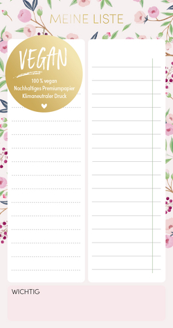 Meine Liste „Lovely Flowers“ vegan von Korsch Verlag