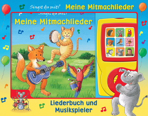 Meine Mitmachlieder – Liederbuch und Musikspieler – Pappbilderbuch mit 15 beliebten Kinderliedern