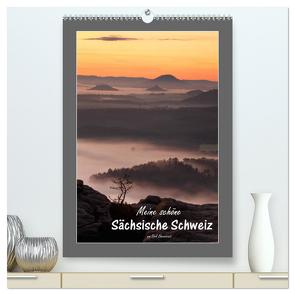 Meine schöne Sächsische Schweiz (hochwertiger Premium Wandkalender 2024 DIN A2 hoch), Kunstdruck in Hochglanz von Ehrentraut,  Dirk