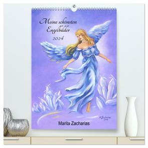 Meine schönsten Engelbilder – Marita Zacharias (hochwertiger Premium Wandkalender 2024 DIN A2 hoch), Kunstdruck in Hochglanz von Zacharias,  Marita