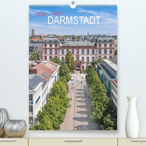 Meine Stadt Darmstadt (Premium, hochwertiger DIN A2 Wandkalender 2022, Kunstdruck in Hochglanz) von Scherf,  Dietmar