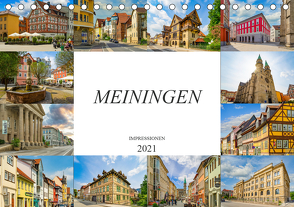 Meiningen Impressionen (Tischkalender 2021 DIN A5 quer) von Meutzner,  Dirk