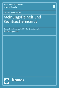 Meinungsfreiheit und Rechtsextremismus von Klausmann,  Vincent