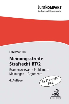 Meinungsstreite Strafrecht BT/2 von Fahl,  Christian, Winkler,  Klaus