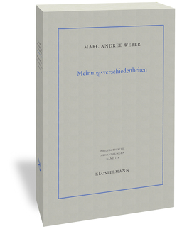 Meinungsverschiedenheiten von Weber,  Marc Andree