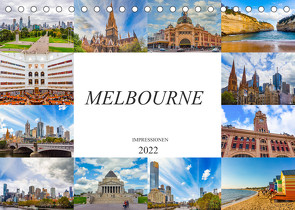 Melbourne Impressionen (Tischkalender 2022 DIN A5 quer) von Meutzner,  Dirk