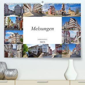 Melsungen Impressionen (Premium, hochwertiger DIN A2 Wandkalender 2023, Kunstdruck in Hochglanz) von Meutzner,  Dirk