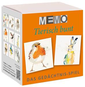 Memo-Spiel – Tierisch bunt von Brandt,  Claudia