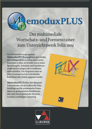 Memodux Plus. Der multimedialie Wortschaft- und Formentrainer für… / MemoduxPLUS Felix – neu von Hennig,  Sascha, Volksbeck,  Roland Lütke, Wagner,  Wolfgang, Wojaczek,  Guido