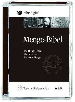 Menge-Bibel von Menge,  Hermann