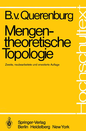 Mengentheoretische Topologie von Querenburg,  Boto v.