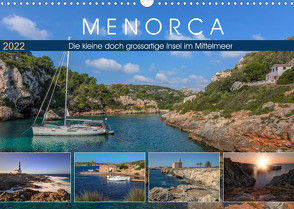 Menorca, die kleine doch grossartige Insel im Mittelmeer (Wandkalender 2022 DIN A3 quer) von Kruse,  Joana