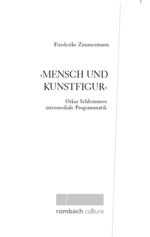 „Mensch und Kunstfigur“ von Zimmermann,  Friederike