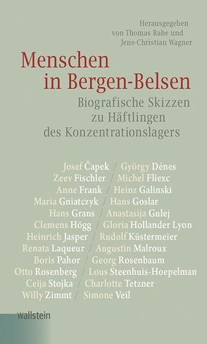 Menschen in Bergen-Belsen von Rahe,  Thomas, Wagner,  Jens-Christian