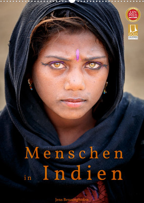 Menschen in Indien (Wandkalender 2023 DIN A2 hoch) von Benninghofen,  Jens