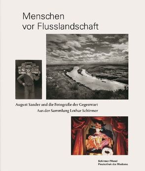 Menschen vor Flusslandschaft von Sander,  August