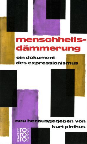 Menschheitsdämmerung von Pinthus,  Kurt